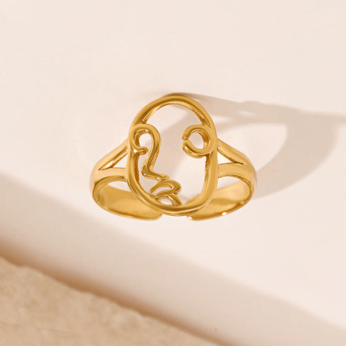 Aganya kreation Ziome 18k Gold Plated ring