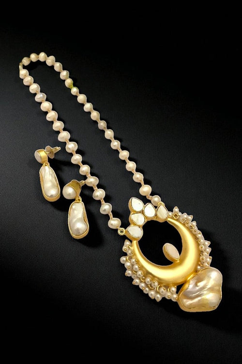 Ahalya real pearl set