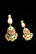 Ahana real pearl earrings