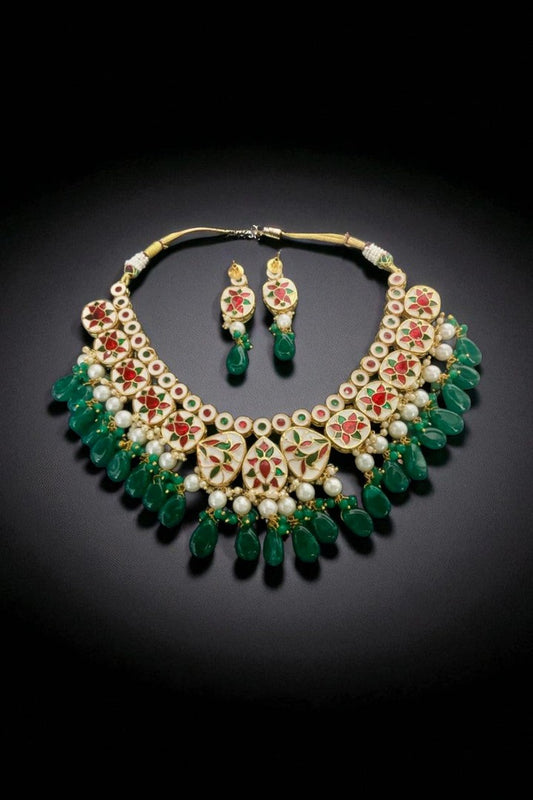 Aisha kundan set