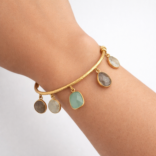 Akshara Bracelet - Elegant Natural Quartz Jewelry Multi 2