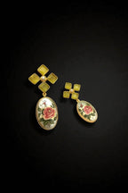 Akshi japnese real pearl earrings