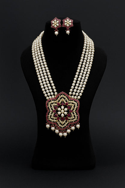 Akshi real pearl set
