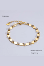 B-87-18k Gold Plated Stainless Steel Tarnish Free Waterproof Female Jewellery