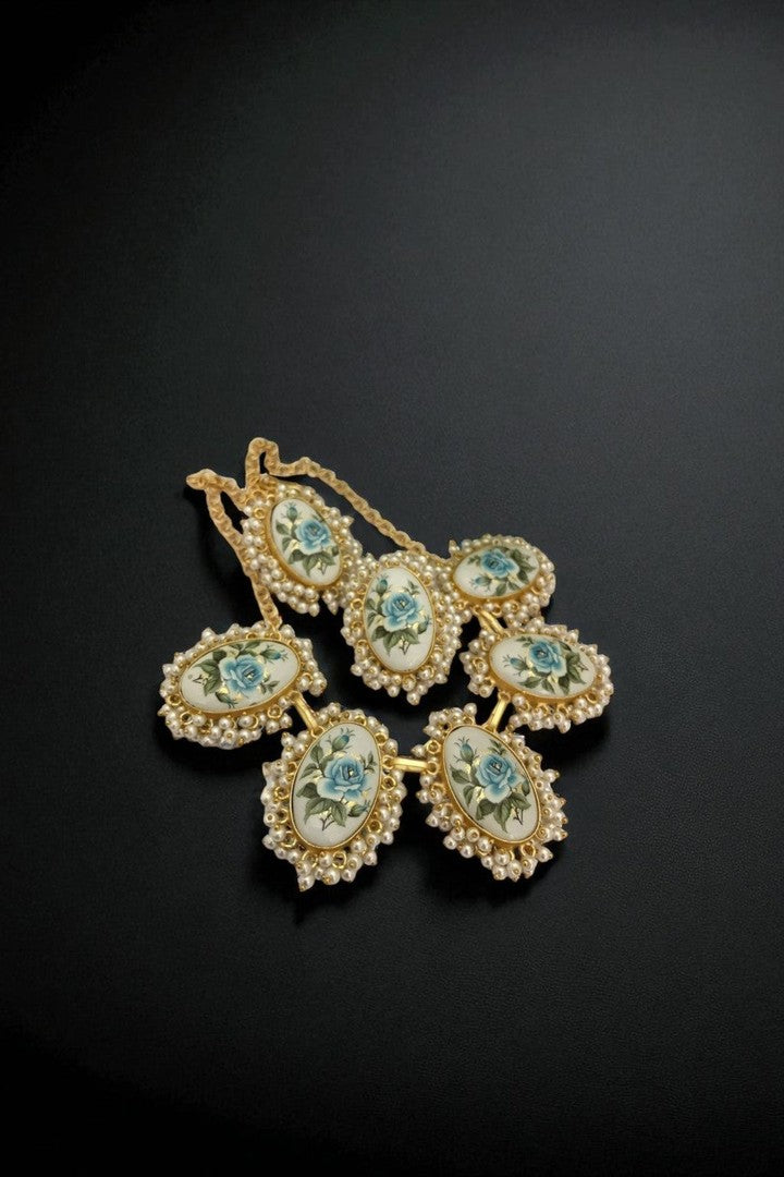 Anish real pearl set