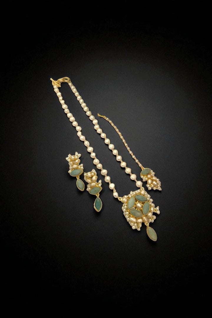 Anjika real pearl combo set