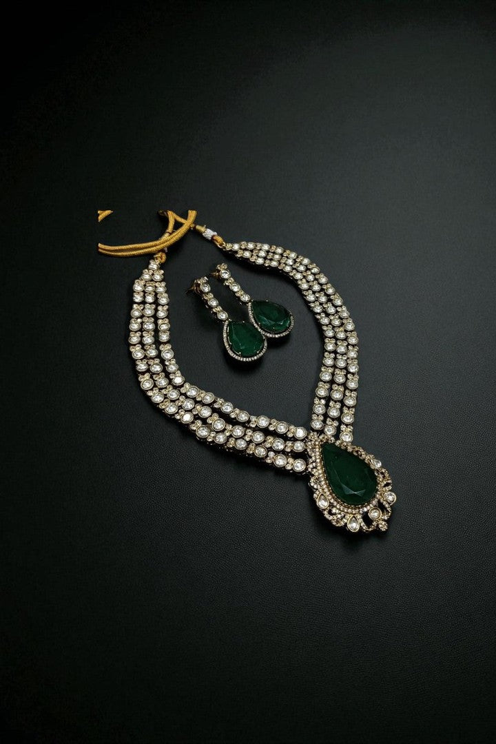 Arghya polki kundan set