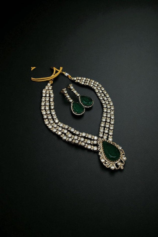 Arghya polki kundan set