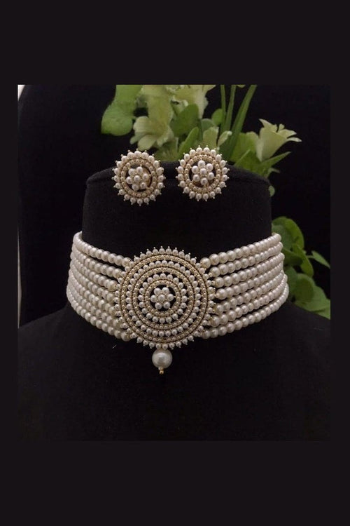 Aria Real Pearl Set - Elegance in Every Strand