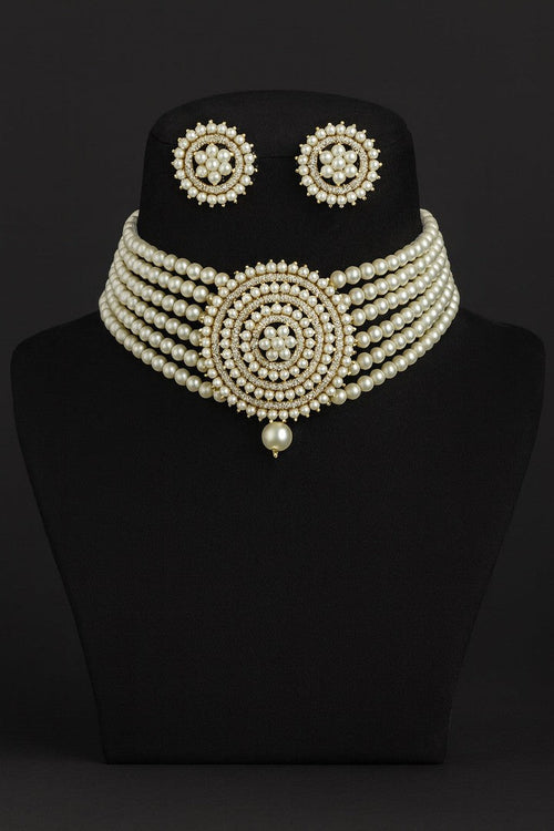 Aria Real Pearl Set - Elegance in Every Strand
