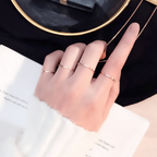 Atina Ring 18k Gold Plated Stainless Steel Tarnish Free Waterproof Female Jewellery