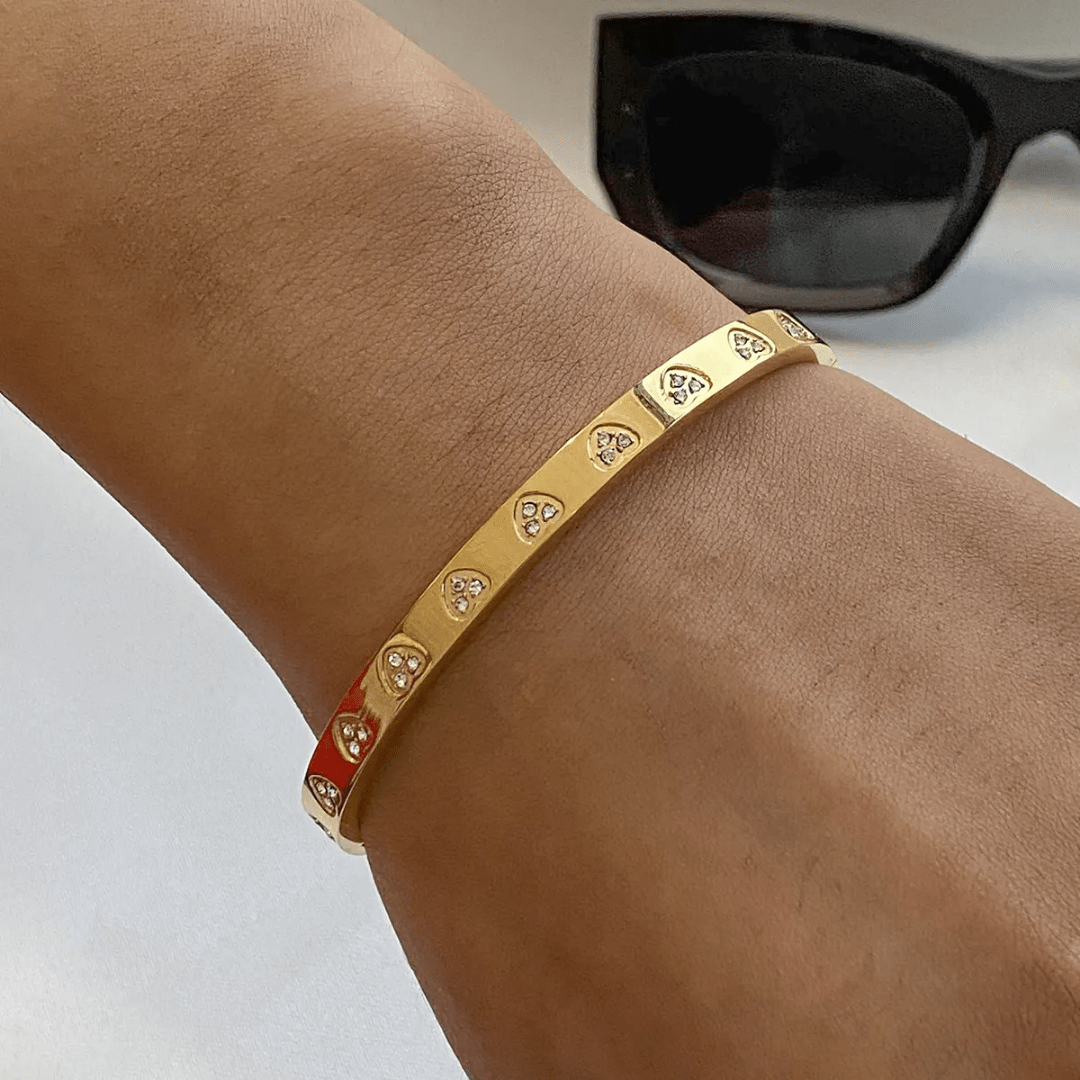 B-108 – 18k Gold Plated Stainless Steel Tarnish Free Waterproof Female Jewellery
