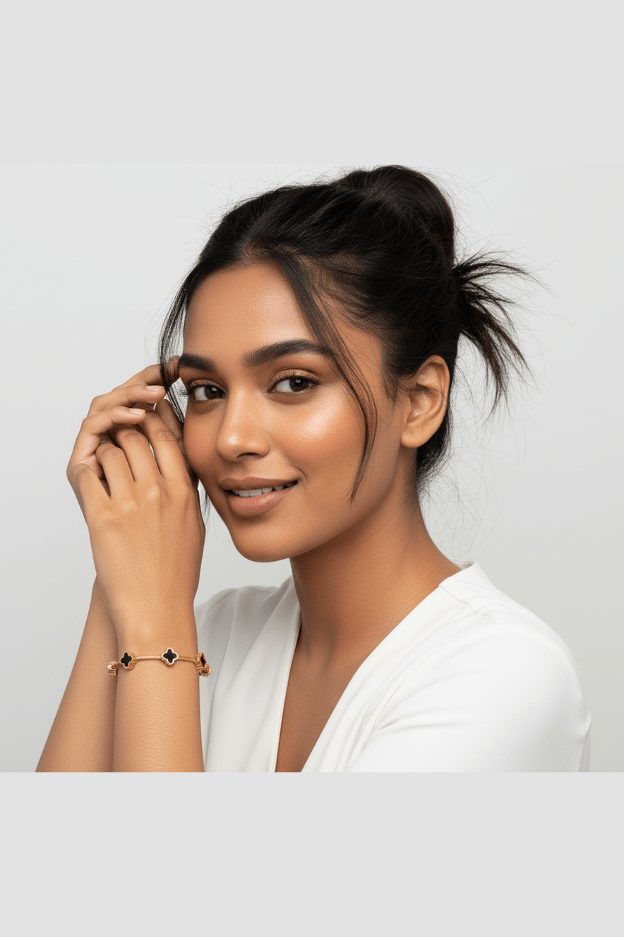 B-114 – 18k Gold Plated Stainless Steel Tarnish Free Waterproof Female Jewellery