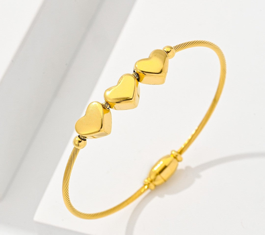 B-115 – 18k Gold Plated Stainless Steel Tarnish Free Waterproof Female Jewellery