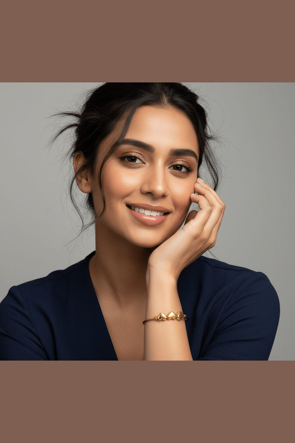 B-115 – 18k Gold Plated Stainless Steel Tarnish Free Waterproof Female Jewellery