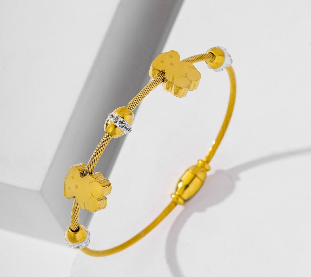 B-117 – 18k Gold Plated Stainless Steel Tarnish Free Waterproof Female Jewellery