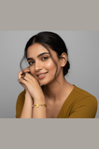 B-117 – 18k Gold Plated Stainless Steel Tarnish Free Waterproof Female Jewellery