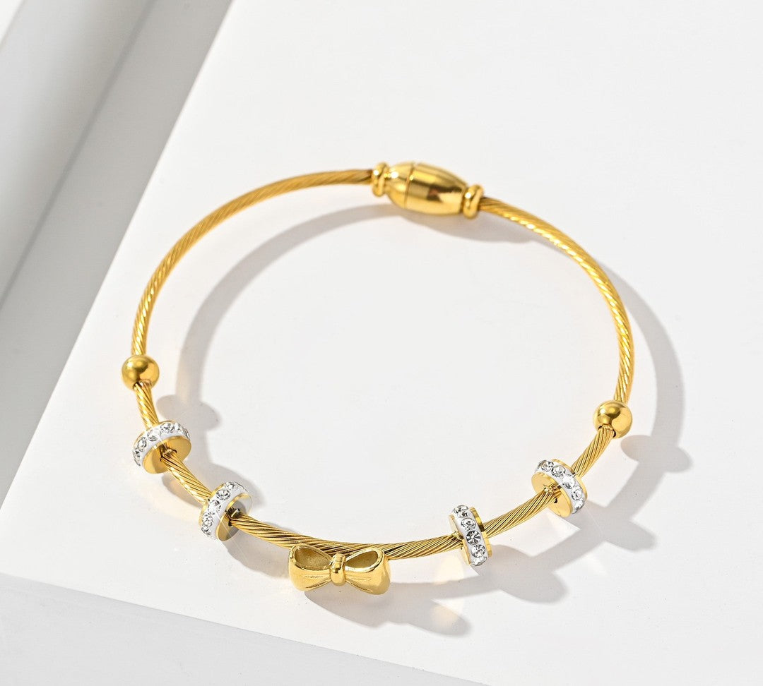 B-119 – 18k Gold Plated Stainless Steel Tarnish Free Waterproof Female Jewellery