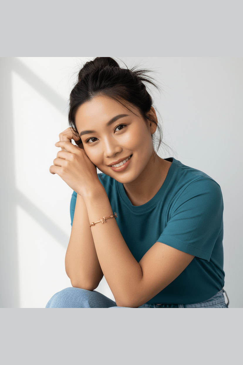 B-122 – 18k Gold Plated Stainless Steel Tarnish Free Waterproof Female Jewellery