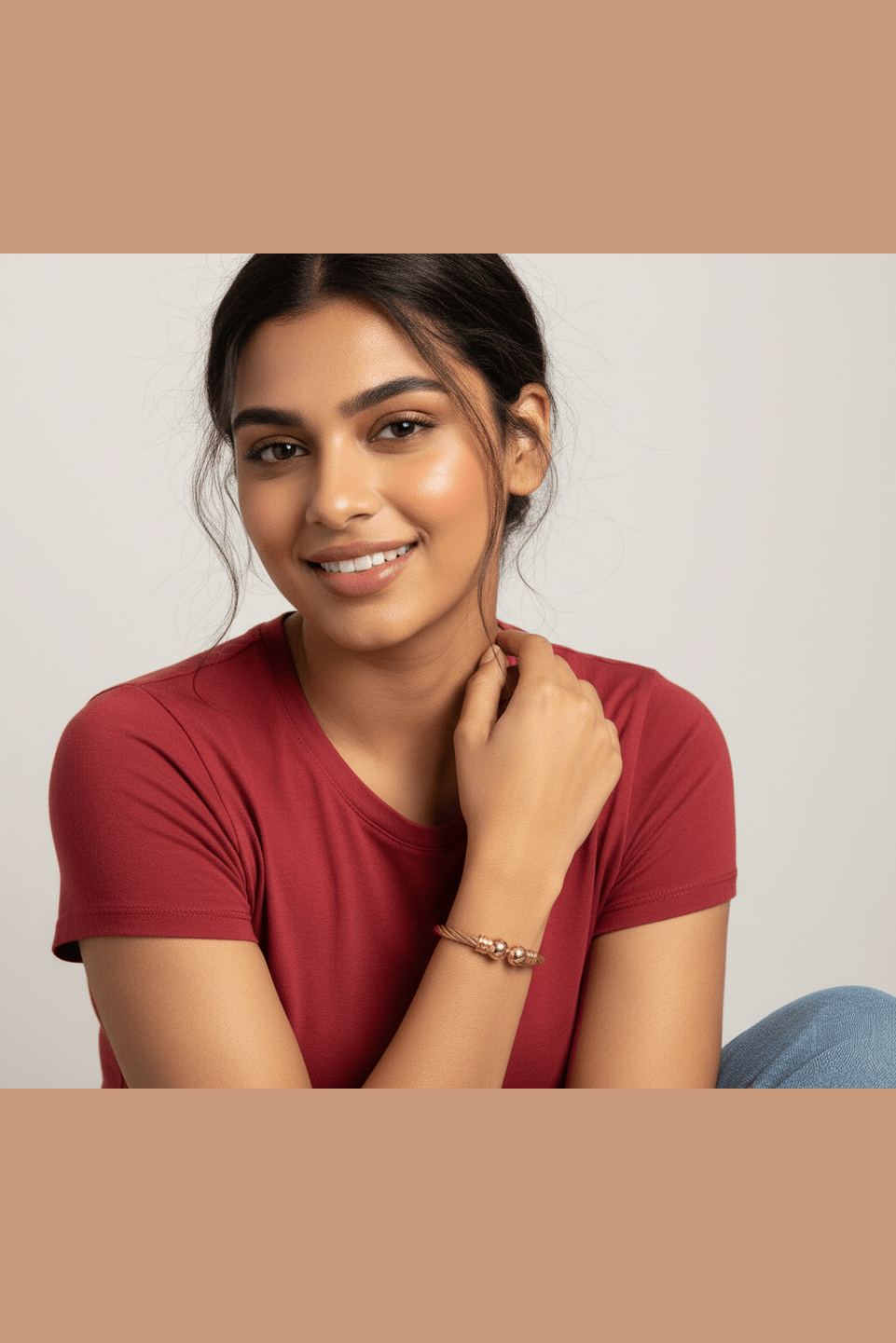 B-125 – 18k Gold Plated Stainless Steel Tarnish Free Waterproof Female Jewellery