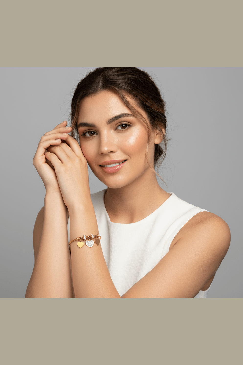 B-126 – 18k Gold Plated Stainless Steel Tarnish Free Waterproof Female Jewellery