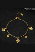 B-130 – 18k Gold Plated Stainless Steel Tarnish Free Waterproof Female Jewellery