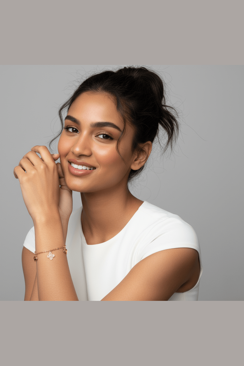 B-130 – 18k Gold Plated Stainless Steel Tarnish Free Waterproof Female Jewellery