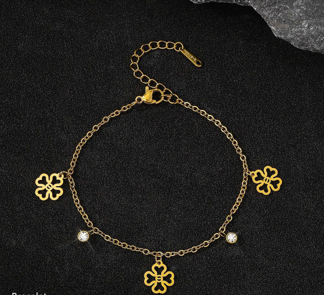 B-131 – 18k Gold Plated Stainless Steel Tarnish Free Waterproof Female Jewellery
