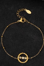 B-132 – 18k Gold Plated Stainless Steel Tarnish Free Waterproof Female Jewellery