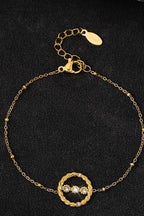 B-132 – 18k Gold Plated Stainless Steel Tarnish Free Waterproof Female Jewellery