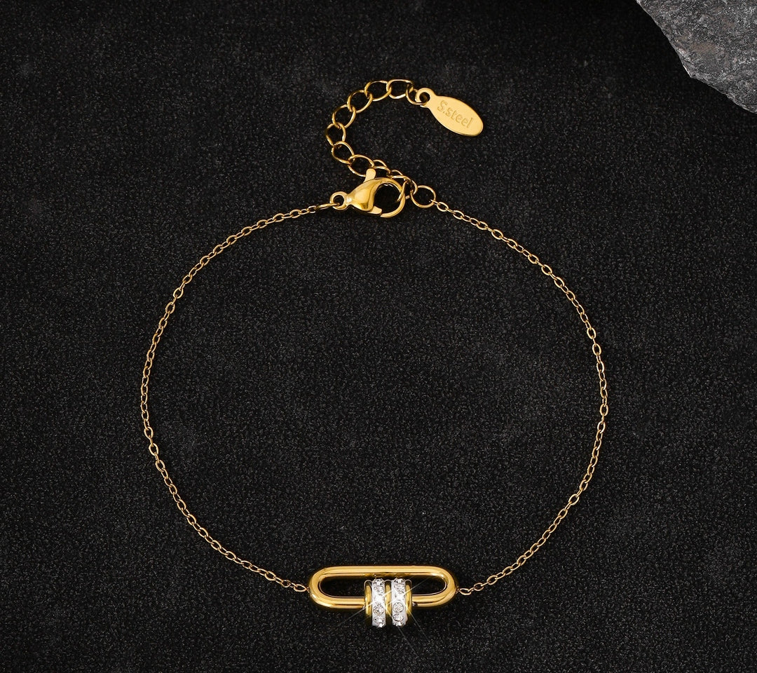 B-133 – 18k Gold Plated Stainless Steel Tarnish Free Waterproof Female Jewellery