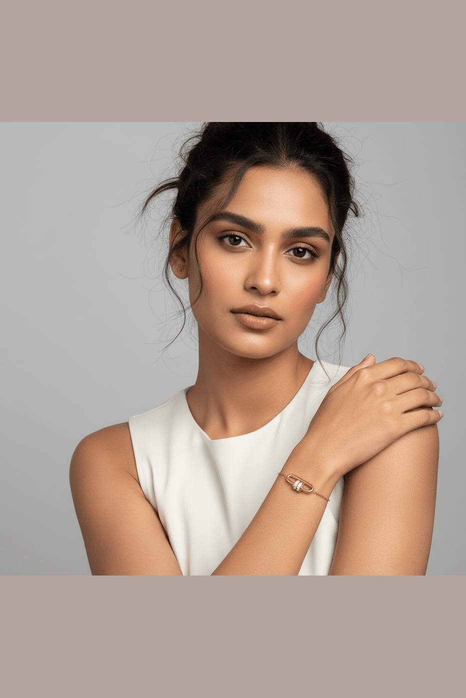 B-133 – 18k Gold Plated Stainless Steel Tarnish Free Waterproof Female Jewellery