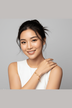 B-134 – 18k Gold Plated Stainless Steel Tarnish Free Waterproof Female Jewellery