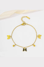 B-135 – 18k Gold Plated Stainless Steel Tarnish Free Waterproof Female bracelet