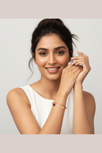 B-136 – 18k Gold Plated Stainless Steel Tarnish Free Waterproof Female Jewellery