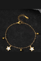 B-137– 18k Gold Plated Stainless Steel Tarnish Free Waterproof Female Jewellery