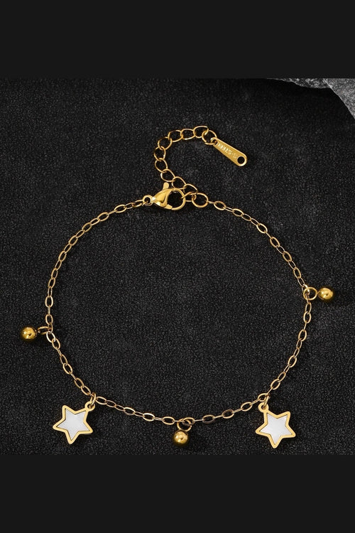 B-137– 18k Gold Plated Stainless Steel Tarnish Free Waterproof Female Jewellery