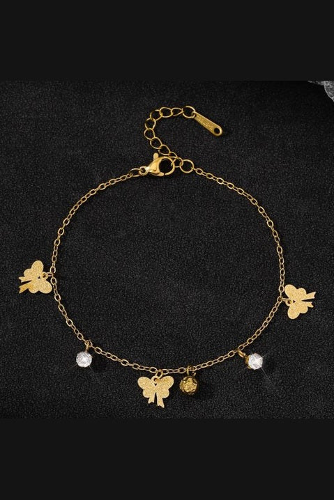 B-138 – 18k Gold Plated Stainless Steel Tarnish Free Waterproof Female Jewellery