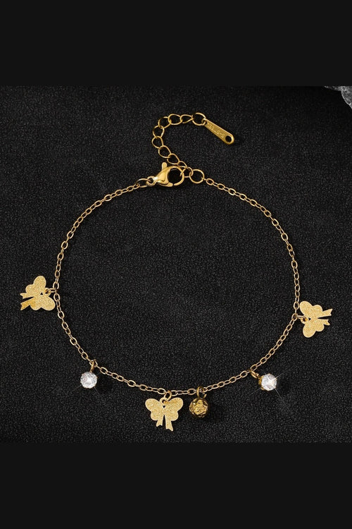 B-138 – 18k Gold Plated Stainless Steel Tarnish Free Waterproof Female Jewellery