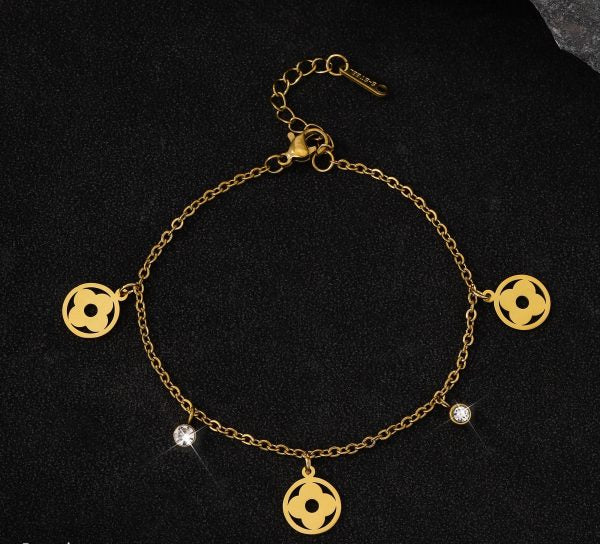 B-139 – 18k Gold Plated Stainless Steel Tarnish Free Waterproof Female Jewellery