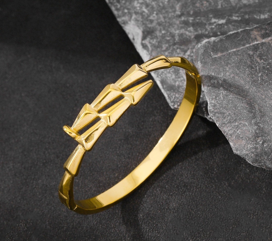 B-144 – 18k Gold Plated Stainless Steel Tarnish Free Waterproof Female Jewellery