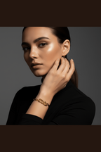 B-144 – 18k Gold Plated Stainless Steel Tarnish Free Waterproof Female Jewellery