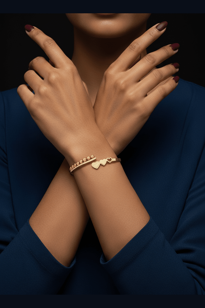 B-146 – 18k Gold Plated Stainless Steel Tarnish Free Waterproof Female Jewellery