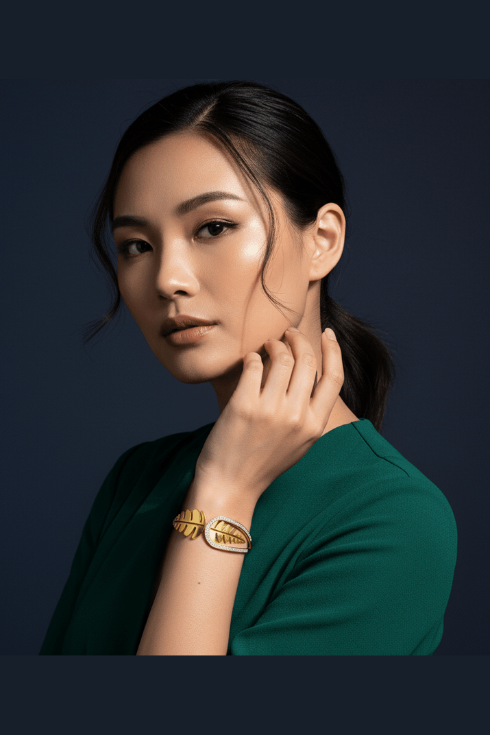 B-149 – 18k Gold Plated Stainless Steel Tarnish Free Waterproof Female Jewellery