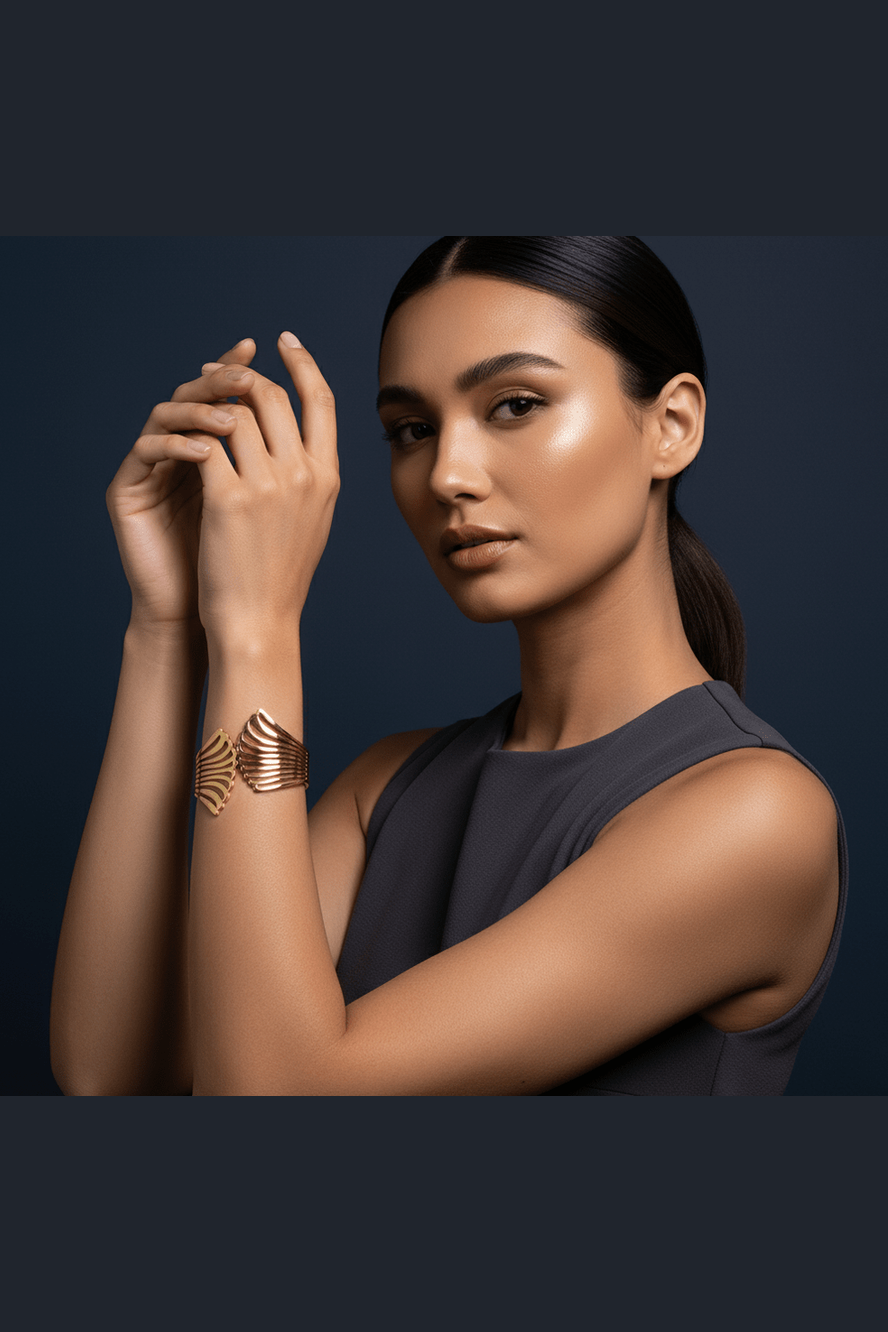 B-150 – 18k Gold Plated Stainless Steel Tarnish Free Waterproof Female Jewellery