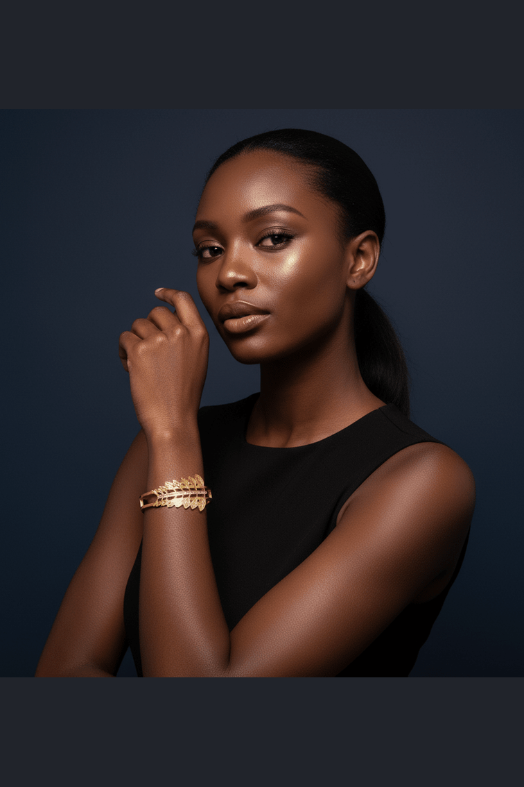 B-151 – 18k Gold Plated Stainless Steel Tarnish Free Waterproof Female Jewellery