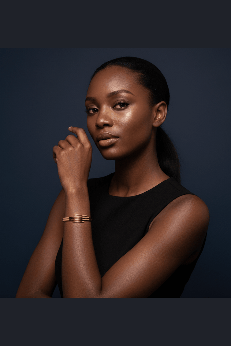 B-152 – 18k Gold Plated Stainless Steel Tarnish Free Waterproof Female Jewellery