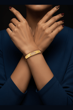 B-163 – 18k Gold Plated Stainless Steel Tarnish Free Waterproof Female Jewellery