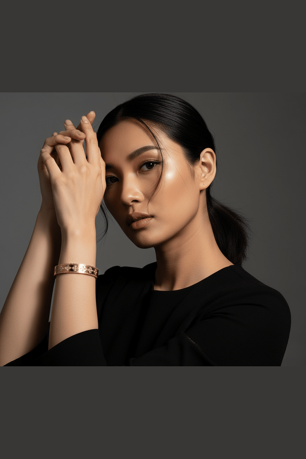 B-165 – 18k Gold Plated Stainless Steel Tarnish Free Waterproof Female Jewellery