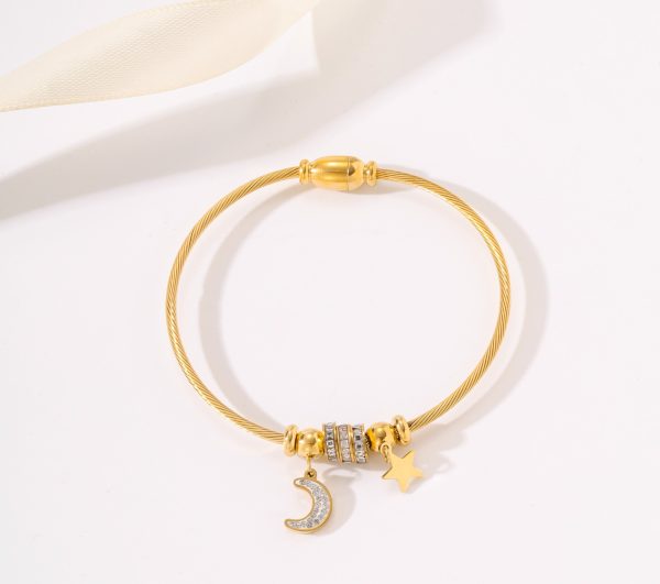 B-168 – 18k Gold Plated Stainless Steel Tarnish Free Waterproof Female Jewellery